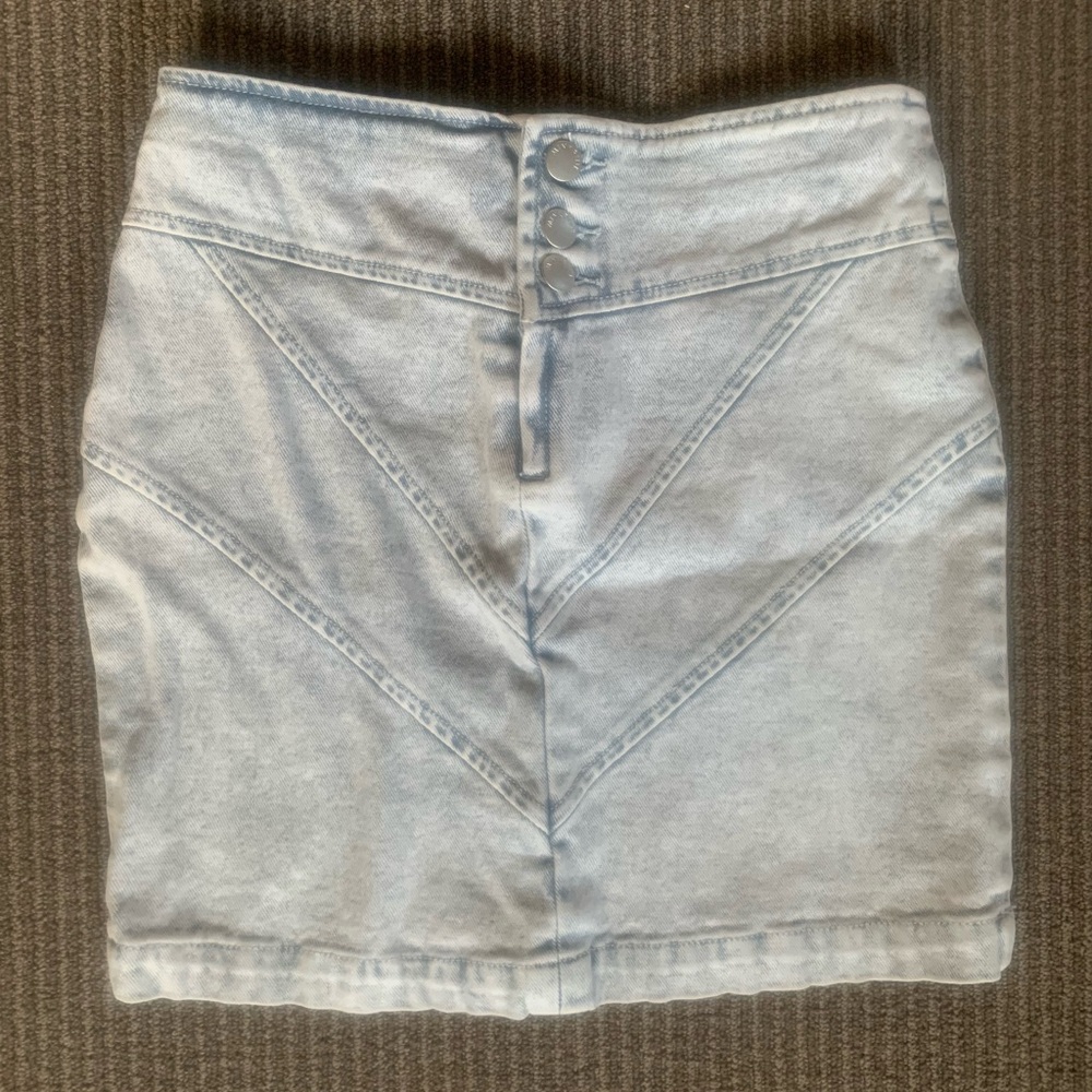 MINKPINK Denim Mini Skirt
